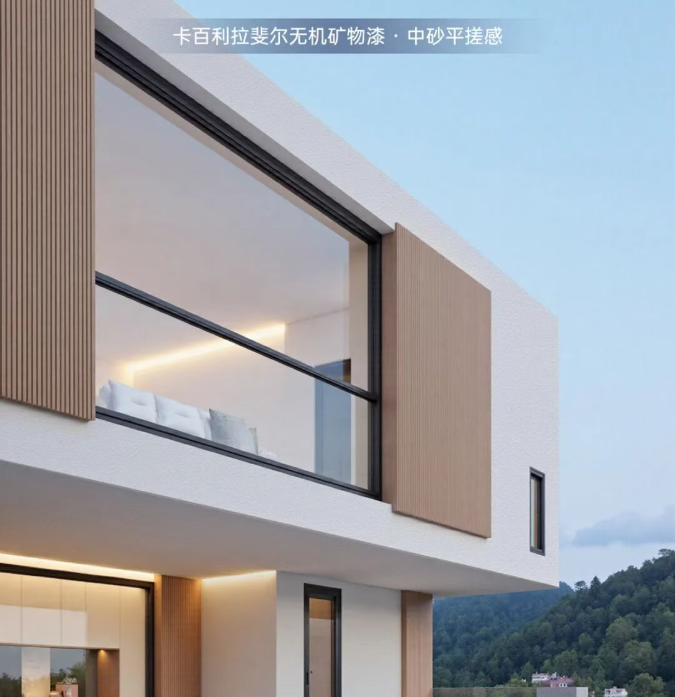 卡百利拉斐尔无机矿物漆 · 中砂平搓感丨经得起千般挑剔，配得上你的眼光