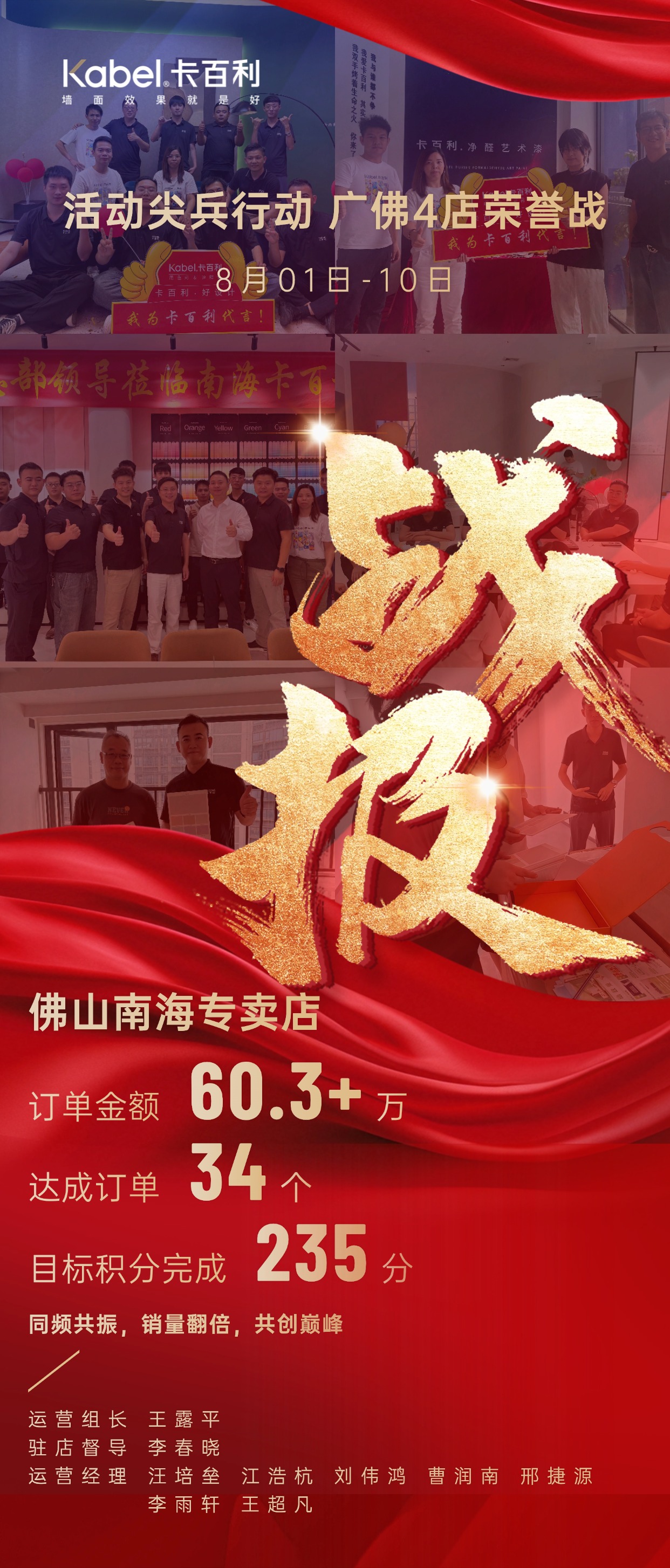 广佛4店活动尖兵行动·火力全开