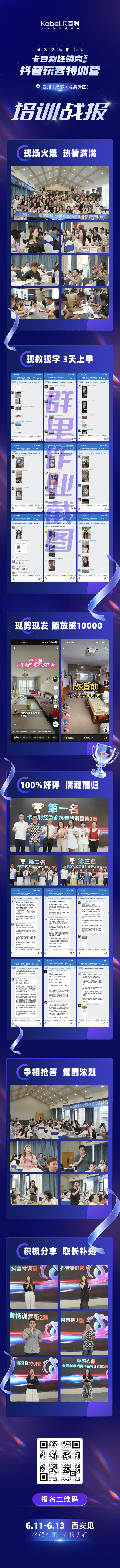 卡百利经销商第二期抖音获客特训营，成都站圆满成功