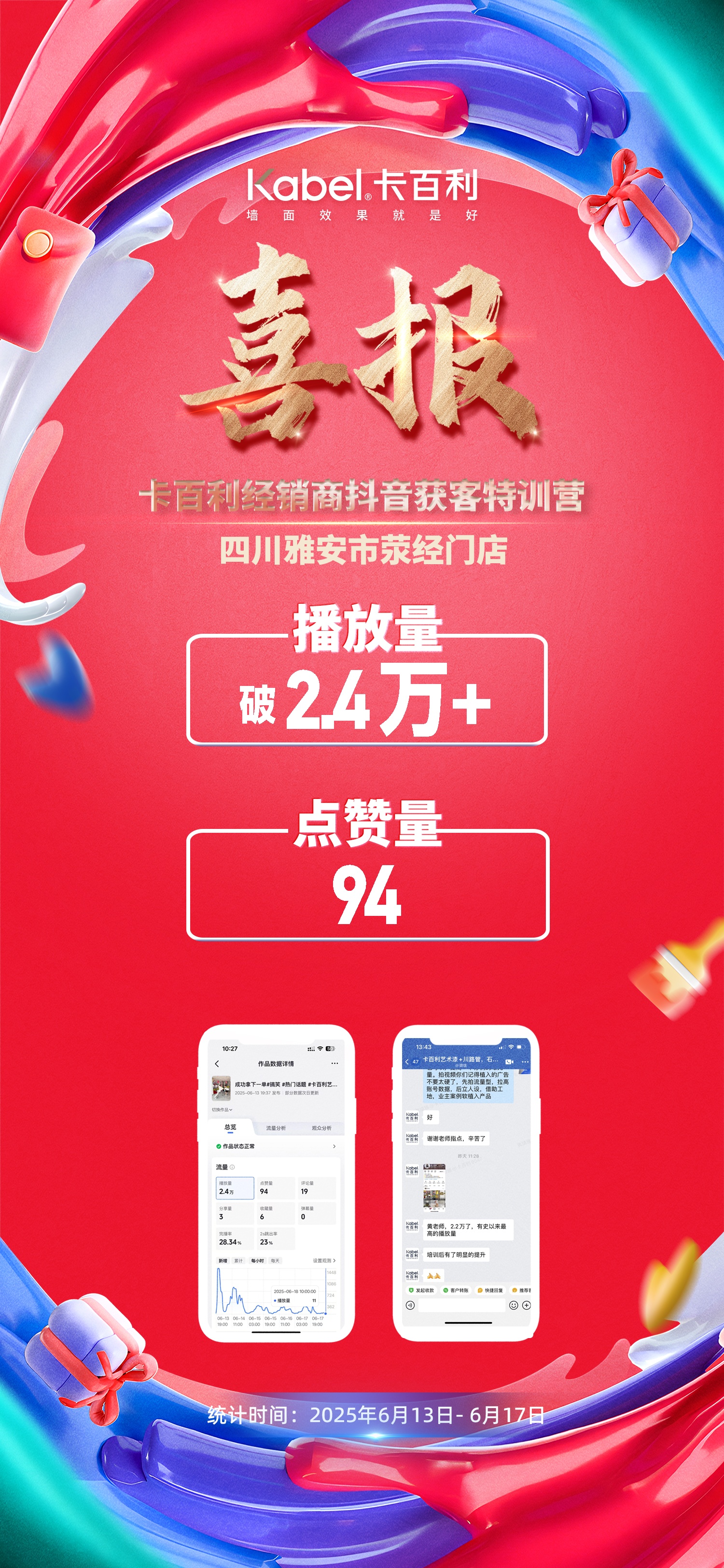 第二期学员--抖音赋能特训营喜报【四川省雅安市荥经门店】