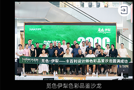 伊犁——卡百利設(shè)計(jì)師色彩品鑒沙龍圓滿舉辦