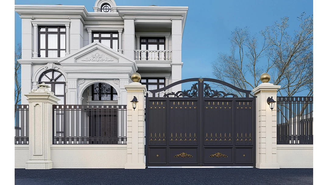 浙江兰溪围墙别墅效果图_外墙漆效果图_欧式风格_无机艺术外墙漆_莫奈无机繁星感