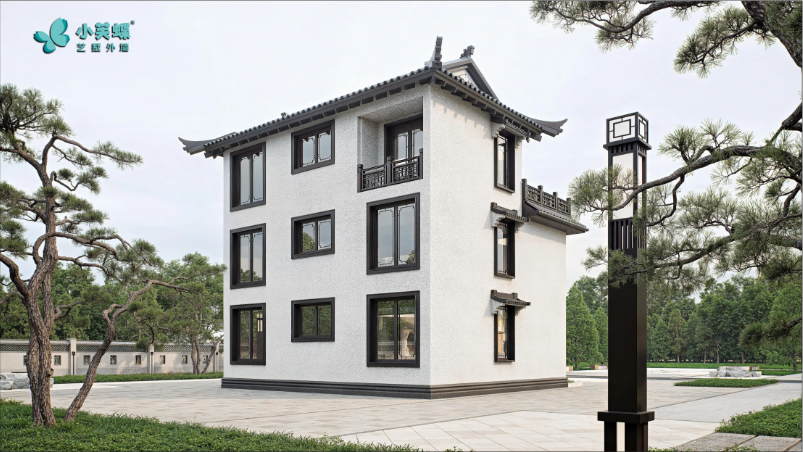 浙江兰溪别墅外墙漆效果图