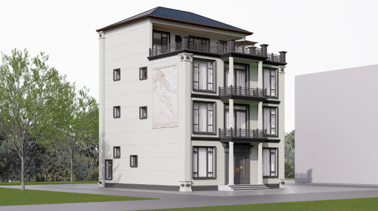 小芙蝶新中式别墅案例 小芙蝶新中式别墅案例