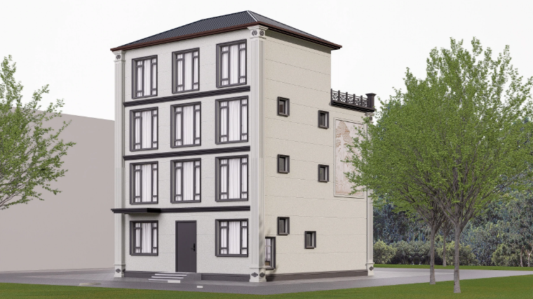 小芙蝶新中式别墅案例 小芙蝶新中式别墅案例